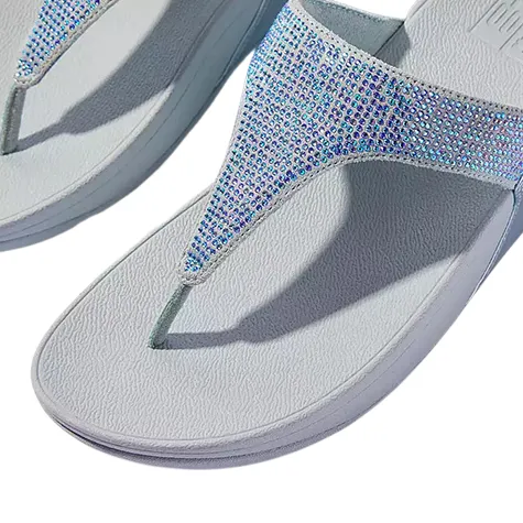 Fit Flop Sandals<Ladies Crystal Toe Post Sandals - Lulu - Quiet Blue