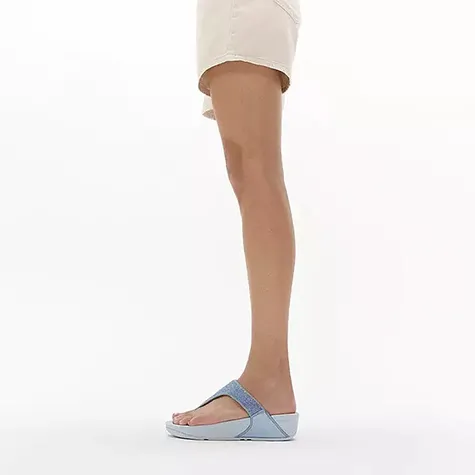 Fit Flop Sandals<Ladies Crystal Toe Post Sandals - Lulu - Quiet Blue