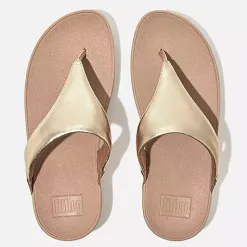Fit Flop Sandals<Leather Toe-Post Sandals - Lulu - Gold