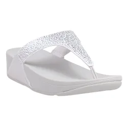 Fit Flop Sandals<Fitflop Toe-Post Sandals -Lulu Crystal- Silver