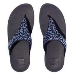Fit Flop Sandals<Fitflop Ladies Crystal-Mix Toe-Post Sandals- Lulu - Navy