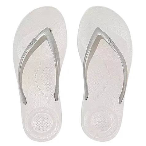 Fit Flop Sandals<FitFlop Ladies Flip-Flops - Iqushion - Silver