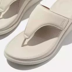 Fit Flop Sandals<Fitflop Ladies Toe-Post Sandals - F Mode Go - Beige