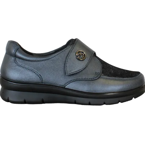G Comfort Ladies Wide Fitting | Shoes<Ladies Extra Wide Fit Shoes - P-8261 - Navy