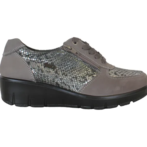 G Comfort Ladies Wide Fitting<Ladies Wide Fit Shoes - 799-2 - Grey