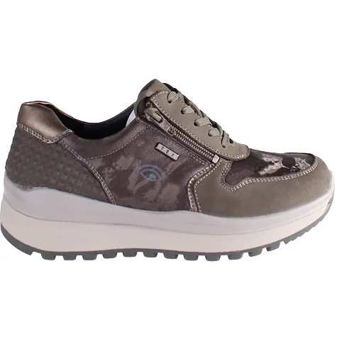 G Comfort Ladies Wide Fitting | Trainers<Ladies Wide Fit Shoes - R-9981 - Brown