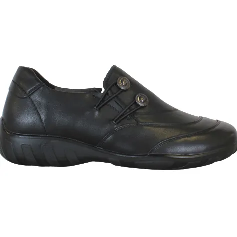 G Comfort Ladies Wide Fitting | Shoes<Ladies Wide Fit Shoes - P-9813 - Black