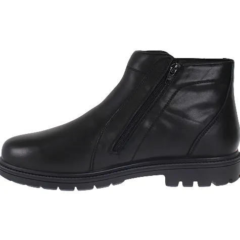 G Comfort Mens Wide Fitting | Boots<Mens Slip On Zip Boots - 959-8 - Black