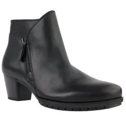 Gabor Boots<Block Heeled Ankle Boots - 56.603.57 - Black