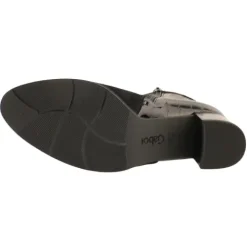 Gabor Boots<Block Heeled Ankle Boots - 55.692.90 - Black Croc