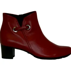 Gabor Boots<Block Heeled Ankle Boots - 92.827 - Red