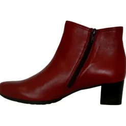 Gabor Boots<Block Heeled Ankle Boots - 92.827 - Red