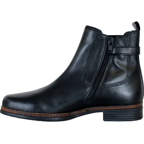 Gabor Boots<Ladies Chelsea Boots - 74.670-27-36 - Black