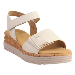 Gabor Sandals<Ladies Wedge Sandals - 42.700.52 - Cream