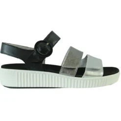 Gabor Sandals<Low Wedge Sandals - 83.601 - Silver