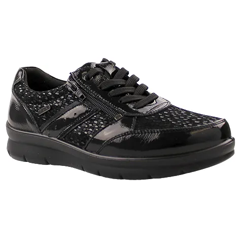 G Comfort Shoes<G-Comfort Ladies Extra Wide Fit Shoes - P-8262 - Black