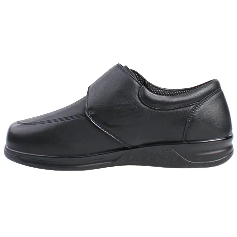 G Comfort Mens Wide Fitting | Shoes<G-Comfort Men's Casual Shoes - D-121 - Black