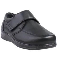 G Comfort Mens Wide Fitting | Shoes<G-Comfort Men's Casual Shoes - D-121 - Black