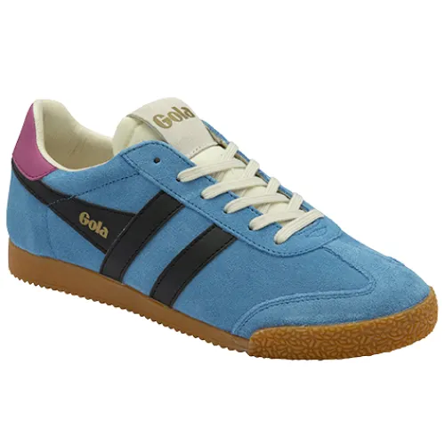 Gola Trainers<Ladies Trainers - Elan - Blue /Black /Fuchsia