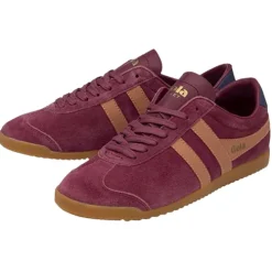 Gola Trainers<Ladies Suede Trainers - Bullet - Plum