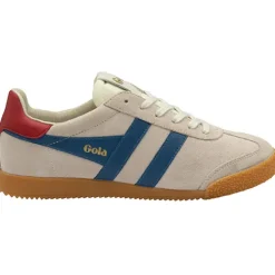 Gola Trainers<Ladies Trainers - Elan - Beige /Blue /Red