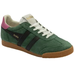 Gola Trainers<Ladies Trainers - Elan - Green /Black /Fuchsia