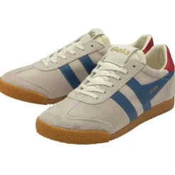Gola Trainers<Ladies Trainers - Elan - Beige /Blue /Red
