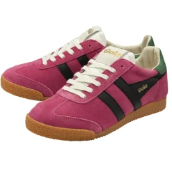 Gola Trainers<Ladies Trainers - Elan - Fuchsia /Black /Green