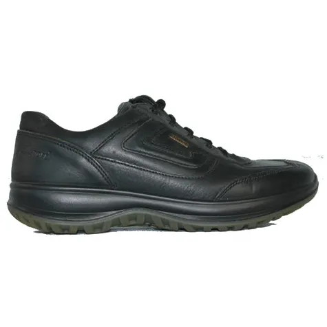 Grisport Mens Larger Sizes | Mens Wide Fitting<Airwalker Mens Shoes - Thurso - Black