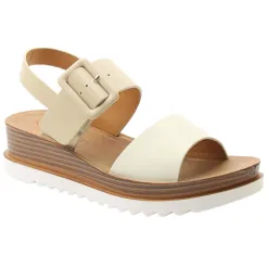 Heavenly Feet Sandals<Wedge Sandals - Pistachio - Nude/stone
