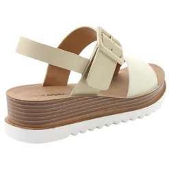 Heavenly Feet Sandals<Wedge Sandals - Pistachio - Nude/stone