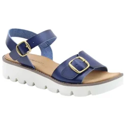Heavenly Feet Sandals<Chunky Sandals - Trudy - Navy