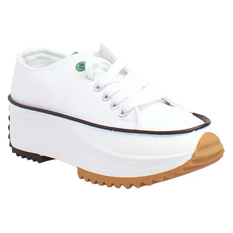 Heavenly Feet Sandals<Ladies Platform Trainers - Strata - White