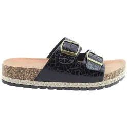 Heavenly Feet Sandals<Ladies Sliders- Alexis - Black