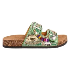 Heavenly Feet Sandals<Ladies Sliders - Jess - Green
