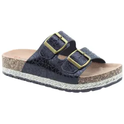 Heavenly Feet Sandals<Ladies Sliders- Alexis - Black