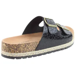 Heavenly Feet Sandals<Ladies Sliders- Alexis - Black