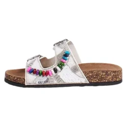 Heavenly Feet Sandals<Ladies Sliders - Jess - White