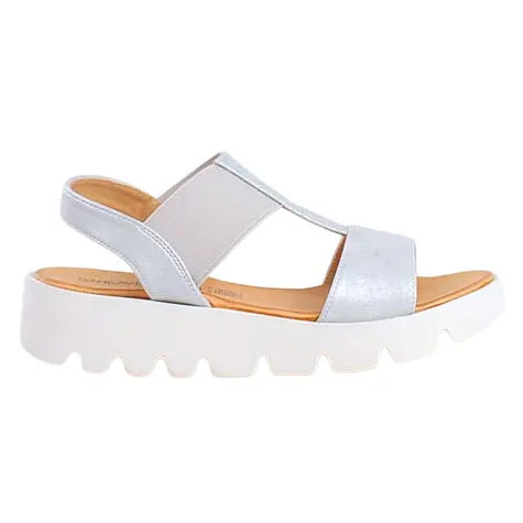 Heavenly Feet Sandals<Ladies Wedge Sandals - Ritz - Silver