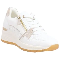 Heavenly Feet Trainers<Ladies Wedge Trainers - Lorient - White