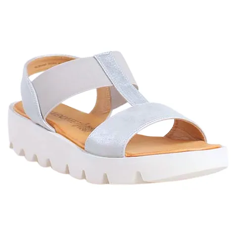 Heavenly Feet Sandals<Ladies Wedge Sandals - Ritz - Silver