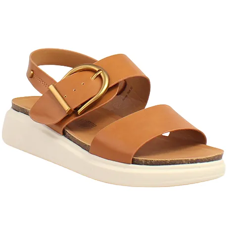 Heavenly Feet Sandals<Ladies Wedge Sandals - Bernie - Tan