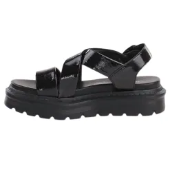 Heavenly Feet Sandals<Platform Sandals - Fallon 2 - Black Patent