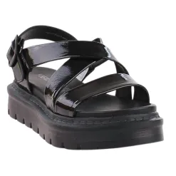 Heavenly Feet Sandals<Platform Sandals - Fallon 2 - Black Patent