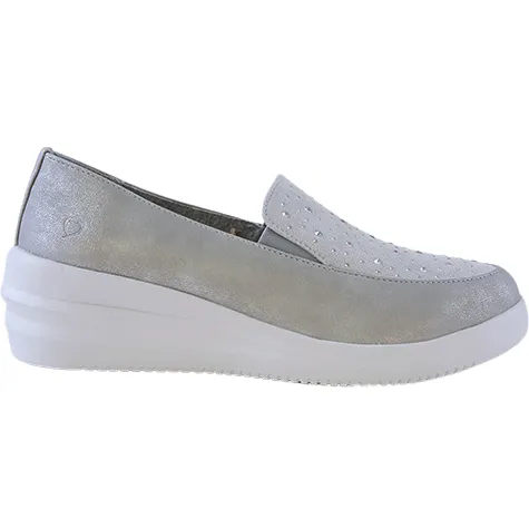 Heavenly Feet Shoes<Wedge Loafers - Charly - Silver