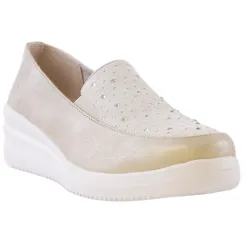 Heavenly Feet Shoes<Wedge Loafers - Charly - Gold