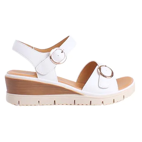Heavenly Feet Sandals<Wedge Sandals - Concord - White