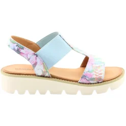 Heavenly Feet Sandals<Wedge Sandals - Ritz - Blue Floral