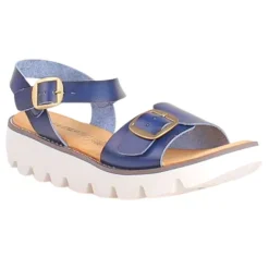 Heavenly Feet Sandals<Wedge Sandals - Trudy - Navy