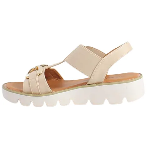 Heavenly Feet Sandals<Wedge Sandals - Lulu 2 - Beige